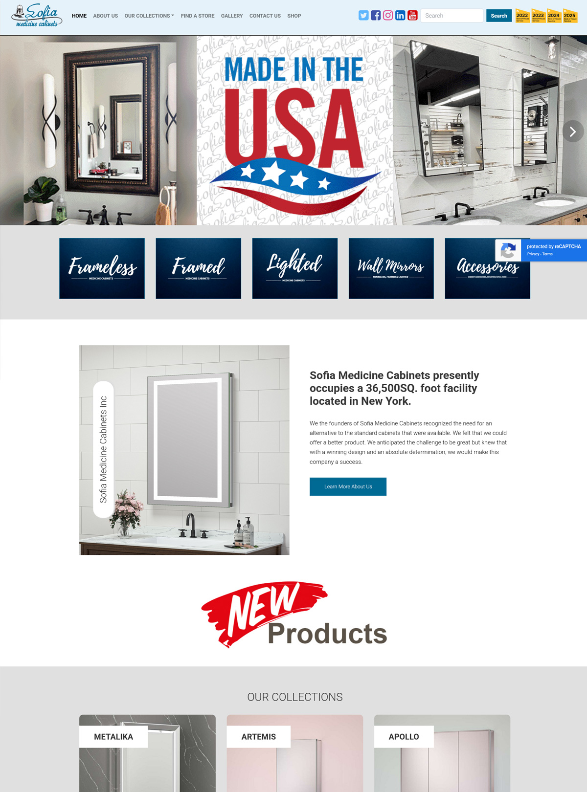 Sofia Medicine Cabinets Inc